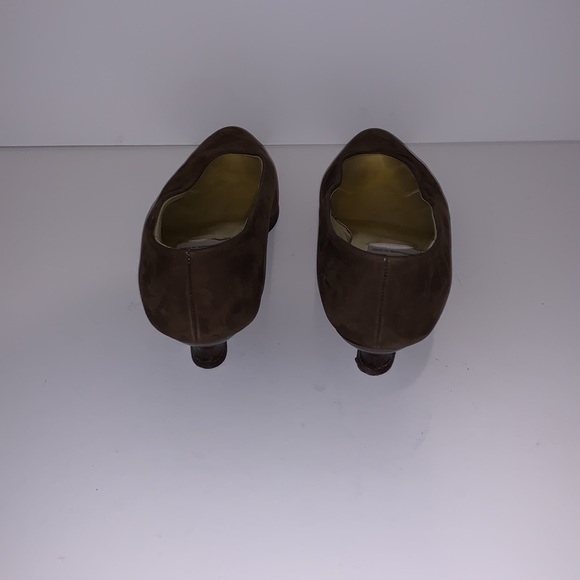 Joan & David Shoes Joan And David Vintage Brown Suede Pumps Hand made in Italy - Picture 7 of 7